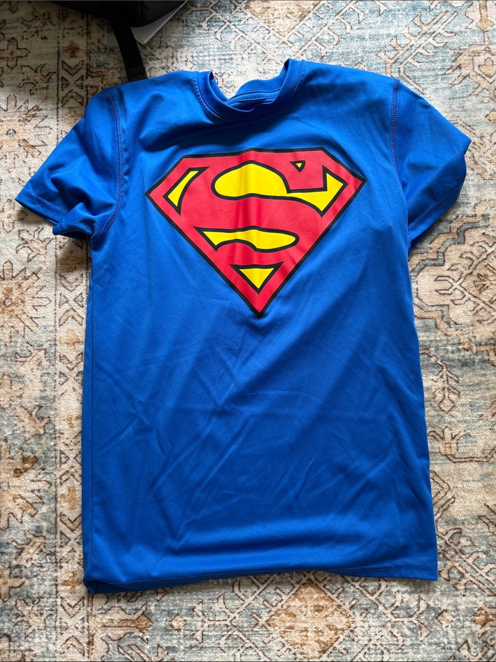 DC Comics Blue Superman Logo Short Sleeve Tee